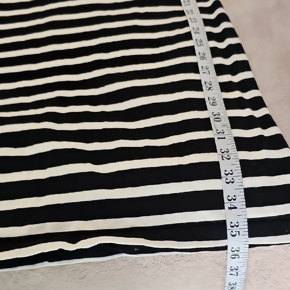 J. Crew stripped Black And White Shirt Dress 100% Cotton Size S - Picture 12 of 12